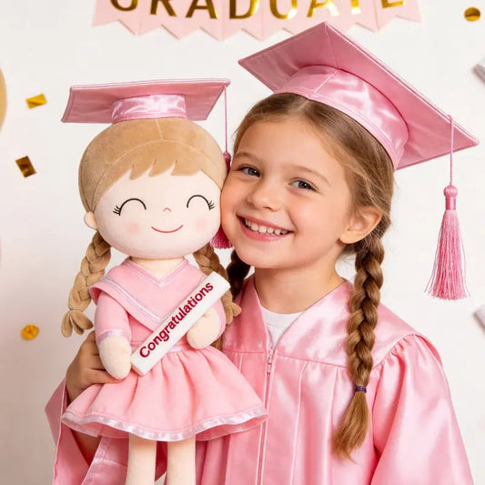 🎓 Class of 2026 Graduation Doll – 16” Soft Plush Keepsake Gift with Gift Bag