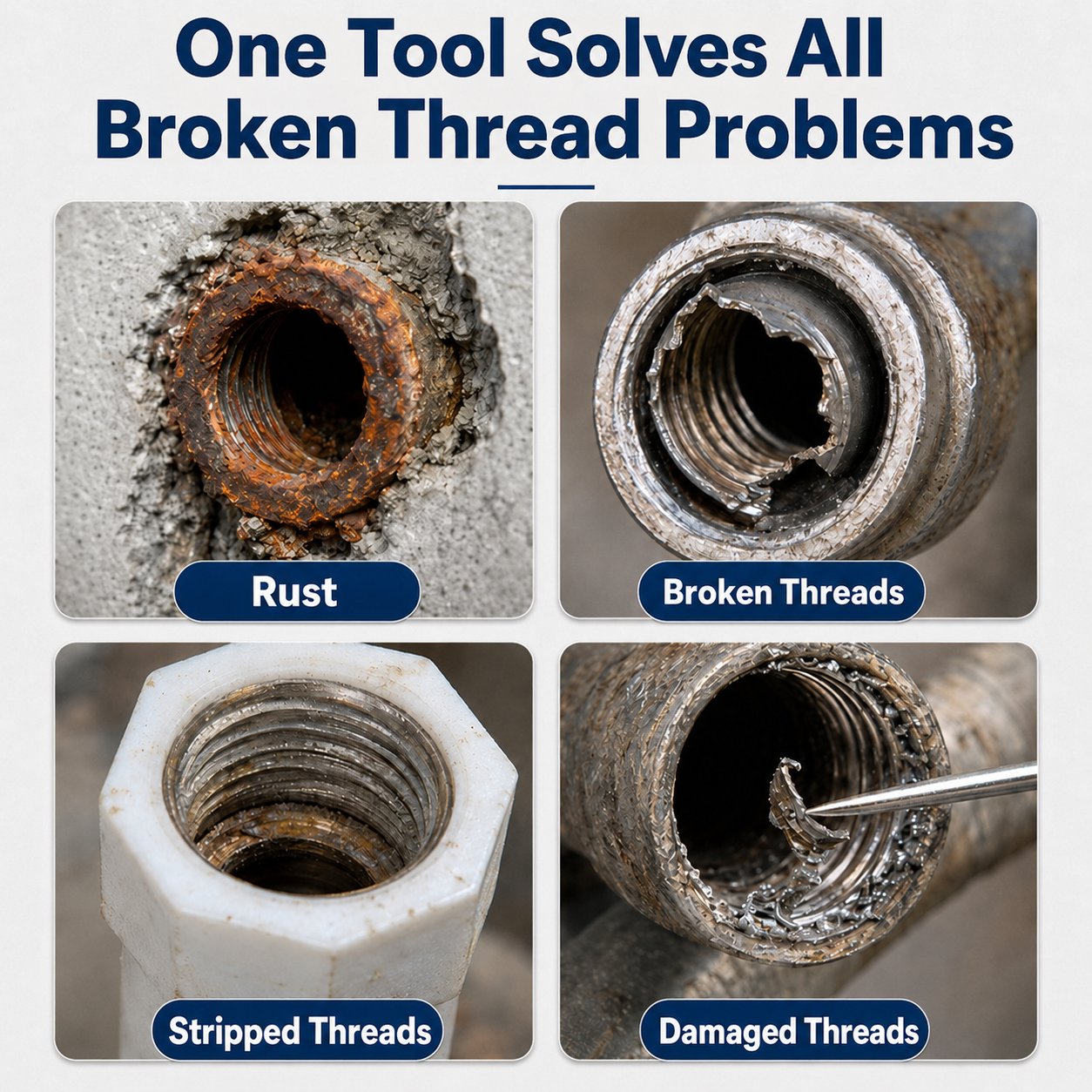 Broken Pipe Extractor Tool – Drill-Powered Solution For Fast Broken Fitting Removal