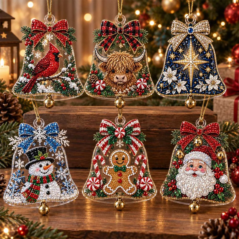 🔥LAST DAY 50% OFF - 🌲Christmas Keepsake Diamond Art Ornament Kit💎