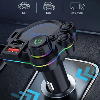 🔥Fast Charging, Wireless Music, Hands-Free Calls, and Bass Boost – The Ultimate Car Companion for Every Drive
