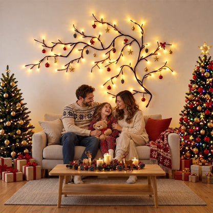 Flexible Lighted Branch Wall Decor