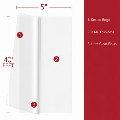 🔥LAST DAY 50% OFF - Select-A-Size™ Custom Thermal Lamination Roll with Built-in Trimmer (3 Mil, 40 FT)