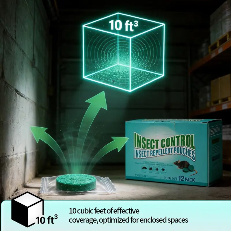 💖12-Pack Rodent Repellent Balls for Home Kitchen Effective Pest Control Solution