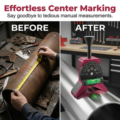 🔧  Magnetic Pipe Centering Tool – Y-Shaped, Hands-Free, Built-in Level 📏