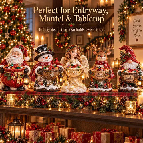 🎄 Christmas Sale – 49% OFF ✨ Lighted Christmas Candy Bowl Collection – 5 Festive Holiday Designs