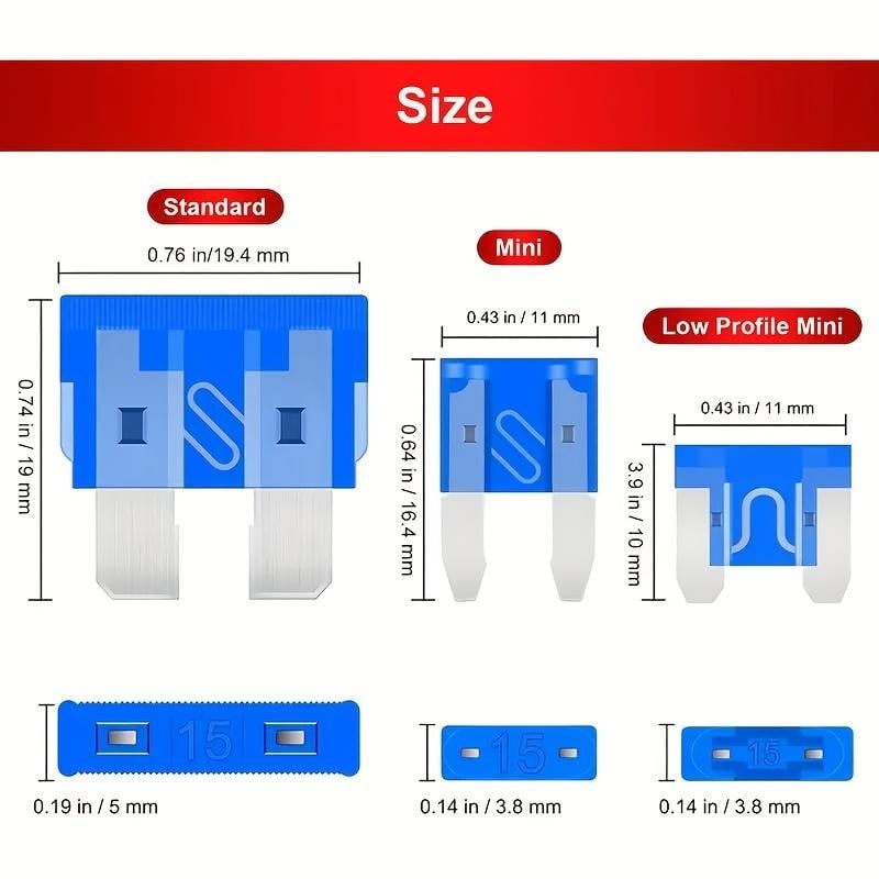 306PCS Car Blade Fuse Kit – Complete Auto Fuse Assortment with Tester & Puller