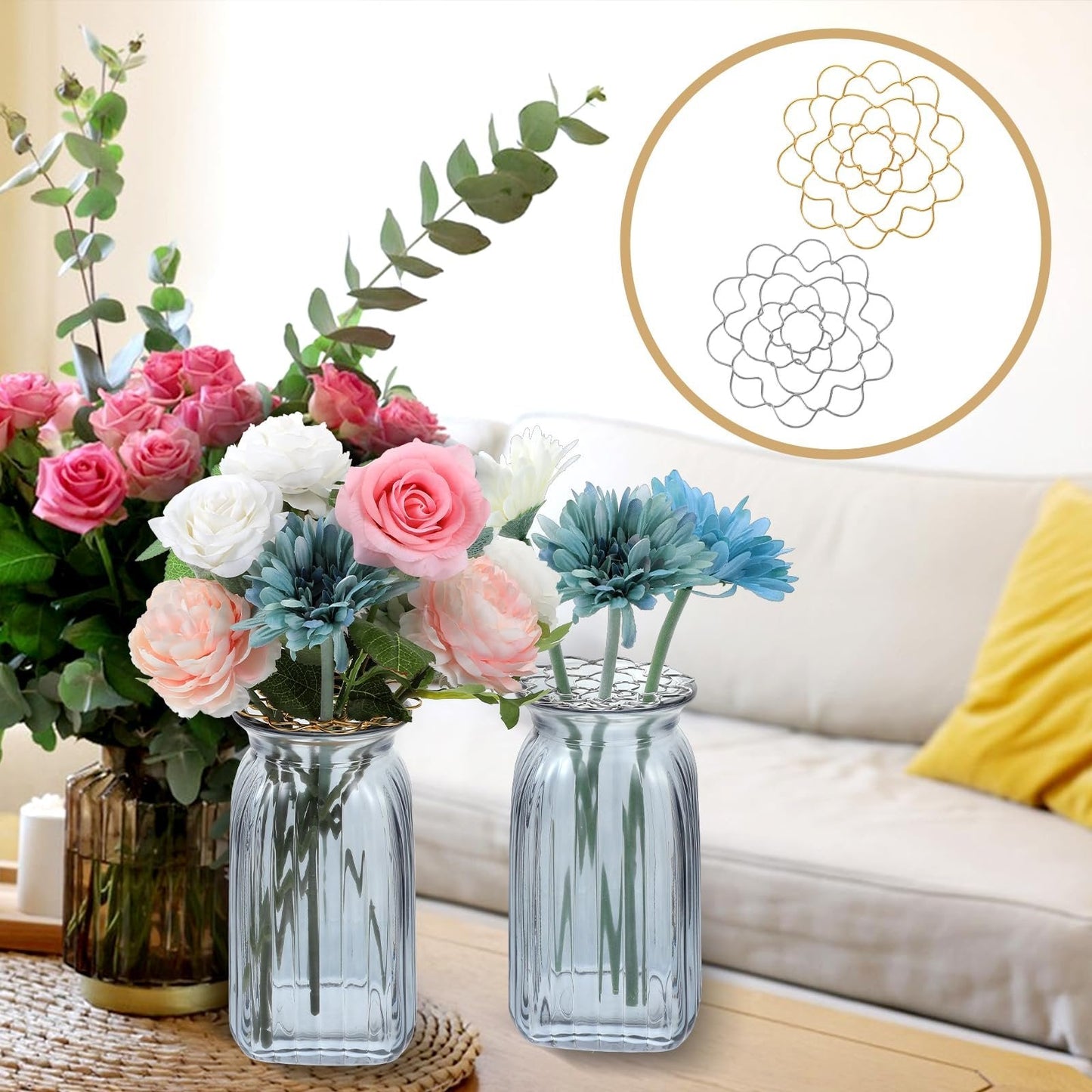 🌸Stainless Steel Floral Grid Organizer♻️