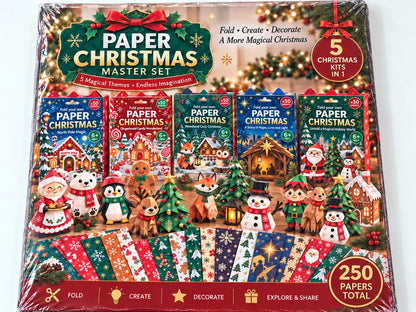 🔥🧘Relaxing & Beginner-Friendly- 3D DIY Paper Christmas(💕Step-by-Step Guide Included)