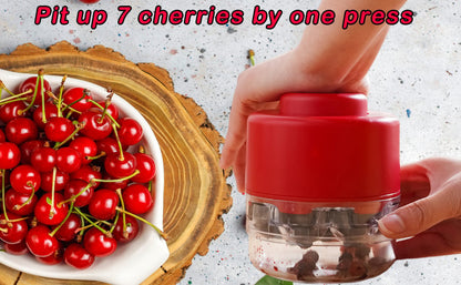 🍒Cherry Pitter Tool: Multi-functional 7-Hole Core Remover for Jam Making🍯