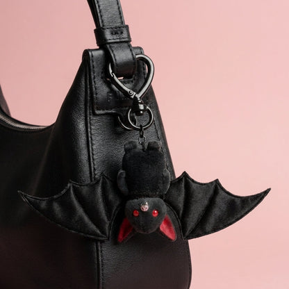 🦇 Cute Black Bat Baby Keychain
