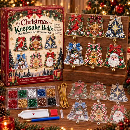 🔥LAST DAY 50% OFF - 🌲Christmas Keepsake Diamond Art Ornament Kit💎