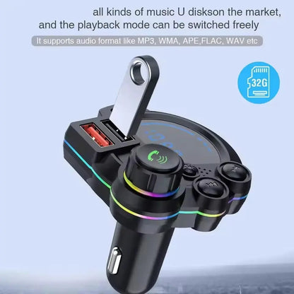 🔥Fast Charging, Wireless Music, Hands-Free Calls, and Bass Boost – The Ultimate Car Companion for Every Drive