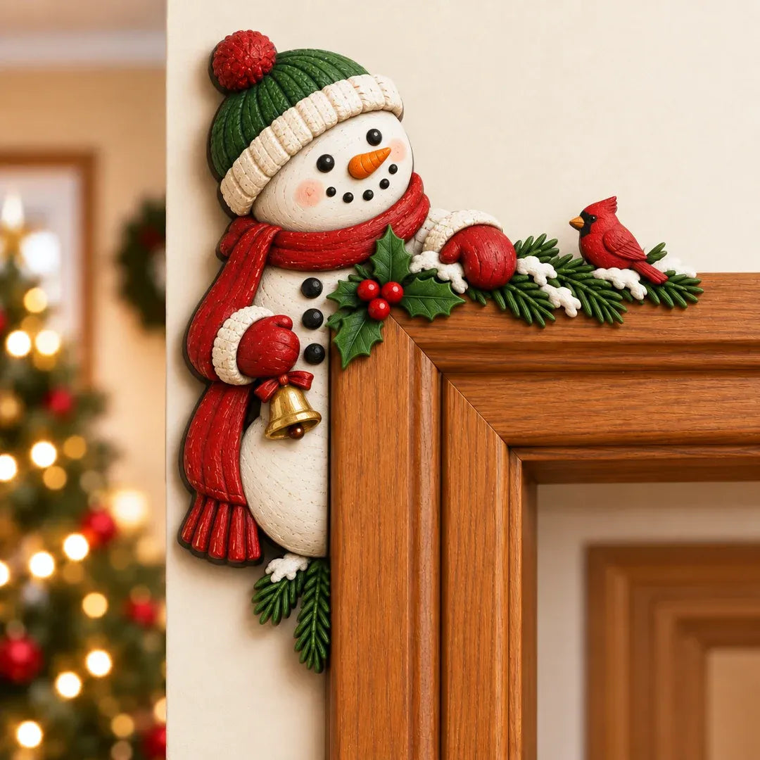 ⏳ Last Day 49% OFF – 🎄Christmas Peekaboo Door Frame Corner Decor | 8 Festive Character Designs with Left & Right Options for Doorways, Entryways & Holiday Corners ✨