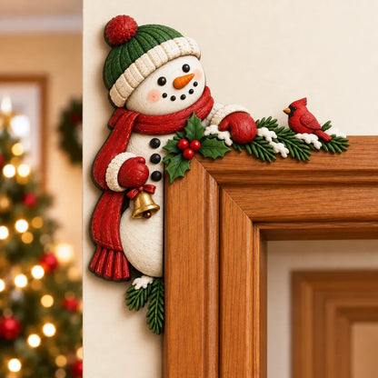 ⏳ Last Day 49% OFF – 🎄Christmas Peekaboo Door Frame Corner Decor | 8 Festive Character Designs with Left & Right Options for Doorways, Entryways & Holiday Corners ✨