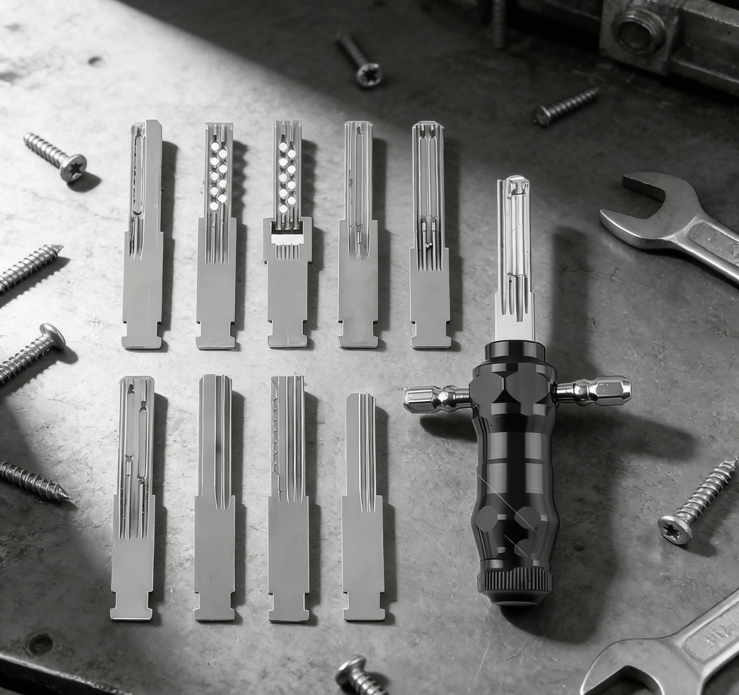 🔥🔥🔐Multifunctional Utility Kit: 9-in-1 Precision Tool