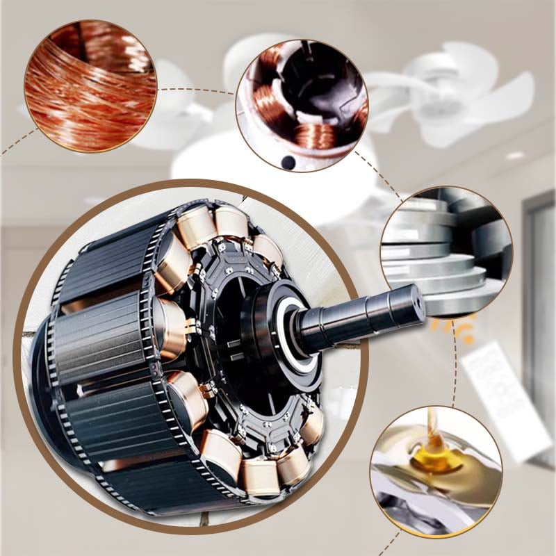 2026 New E27 Socket Ceiling Fan Light - 2-in-1 Silent LED Fan with Remote Control, Energy-Saving Cooling & Lighting Combo for Home Bedroom Kitchen