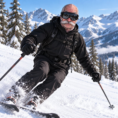 Funny Realistic Face Ski Mask – Hilarious Gear for Skiing, Riding & Outdoor Fun