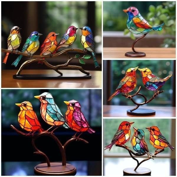 bird Series Alloy Decorations