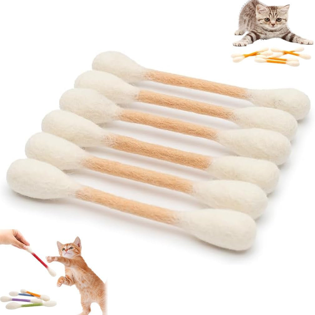 Cotton Swab-Shaped Cat Toy