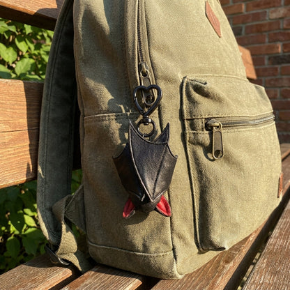 🦇 Cute Black Bat Baby Keychain