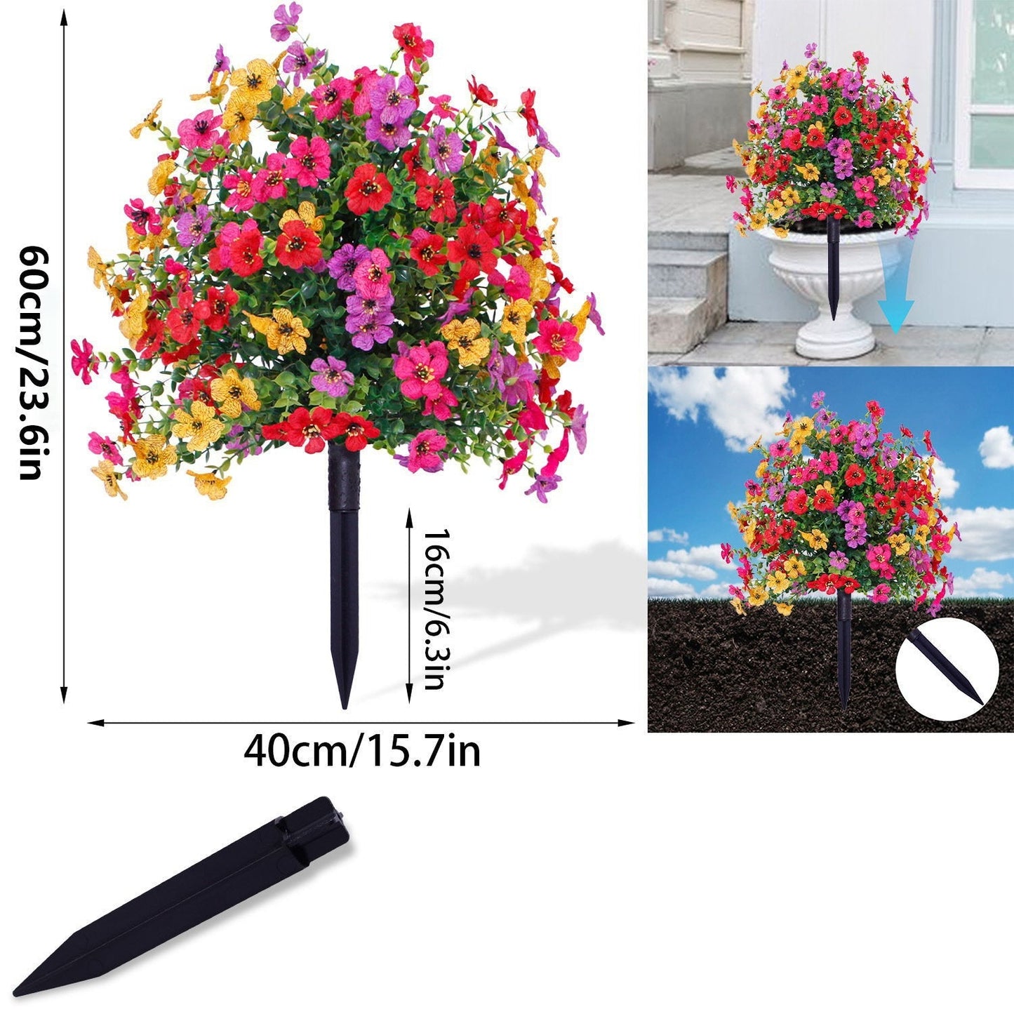 🔥Outdoor/Indoor UV Resistant & Waterproof Artificial Flower Decor ✅