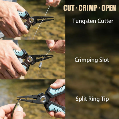 🔥Last Day 49% OFF - Luya pliers stainless steel multifunctional fishing pliers