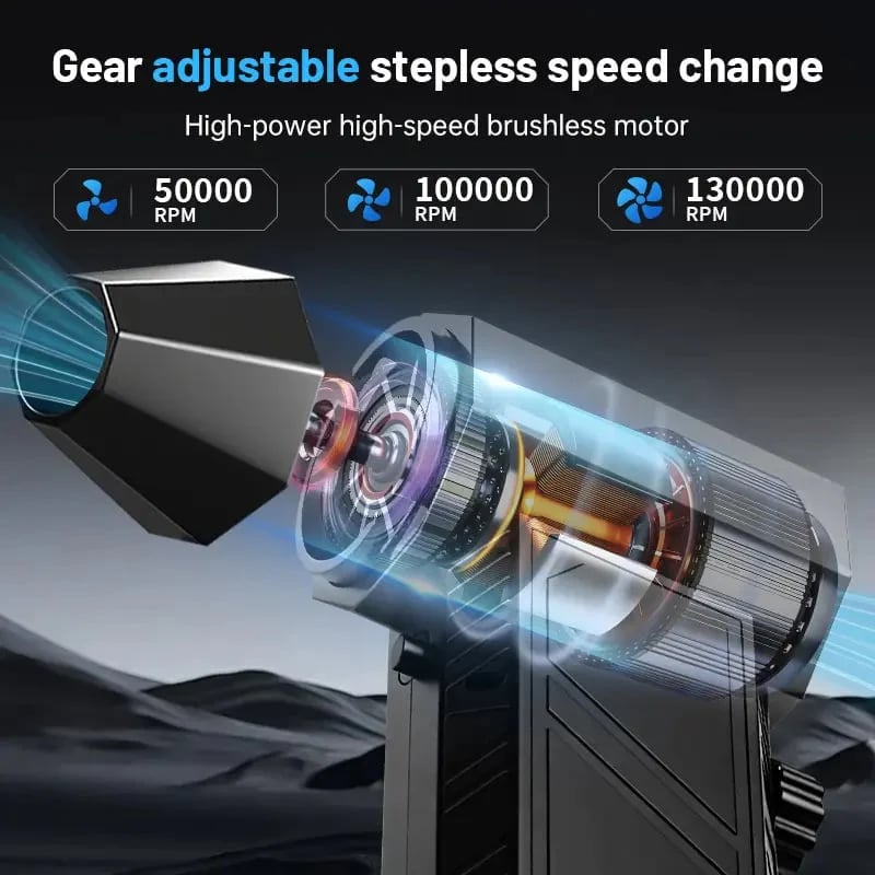2026 Upgraded Turbo-Pro: 130,000 RPM Violent Jet Fan 🚀