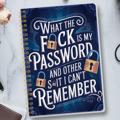 🔥Last Day 49% OFF - 📅 Funny Password Notebook- Spiral Bound