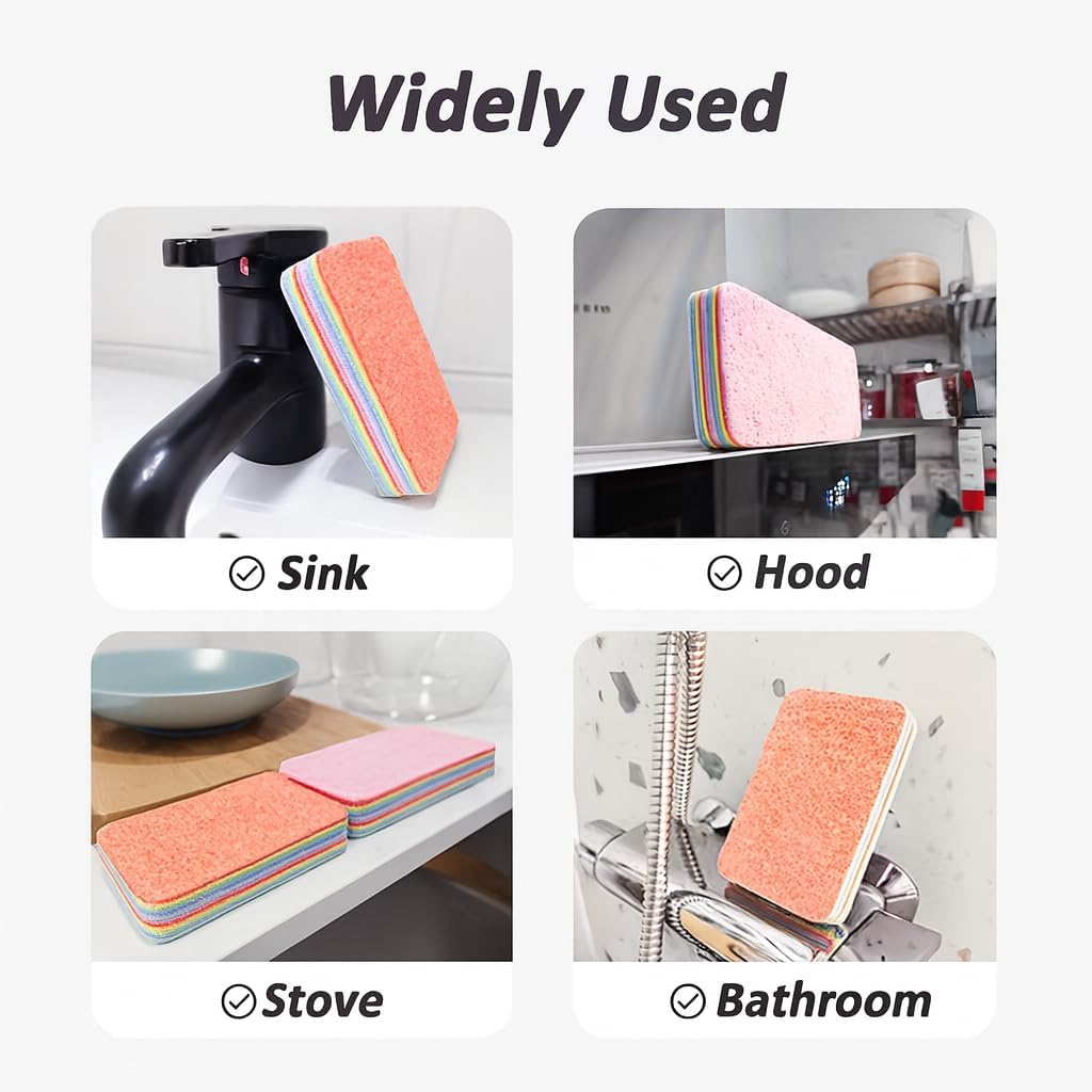 Tearable rainbow lazy cleaning cloth