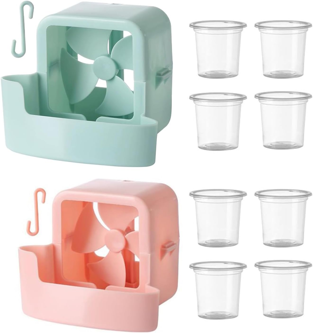 Hangable Ice Cooling Fan Attachment
