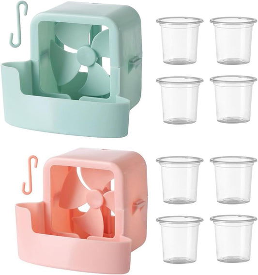 Hangable Ice Cooling Fan Attachment