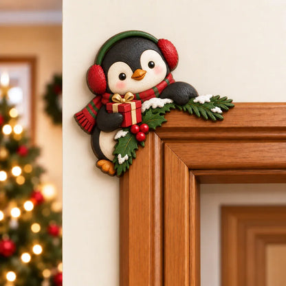⏳ Last Day 49% OFF – 🎄Christmas Peekaboo Door Frame Corner Decor | 8 Festive Character Designs with Left & Right Options for Doorways, Entryways & Holiday Corners ✨