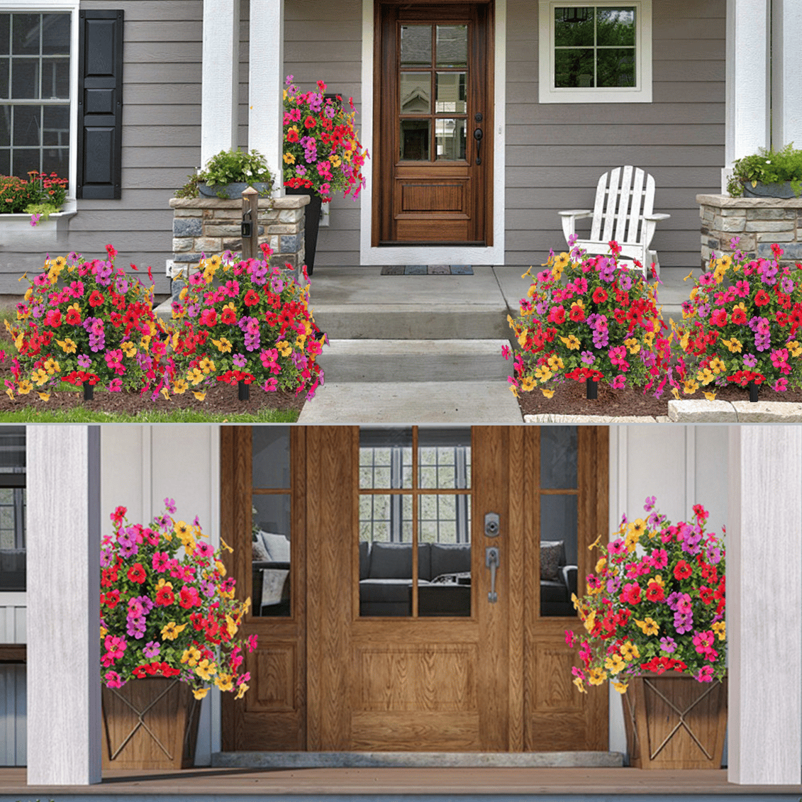🔥Outdoor/Indoor UV Resistant & Waterproof Artificial Flower Decor ✅