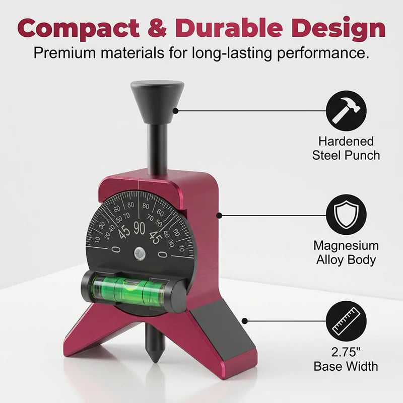 🔧  Magnetic Pipe Centering Tool – Y-Shaped, Hands-Free, Built-in Level 📏