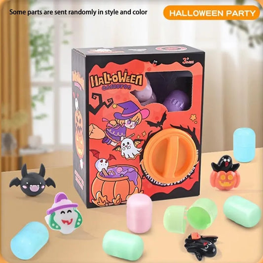 🎃Halloween Mini Capsule Toy Machine with 6 Random Surprise Eggs