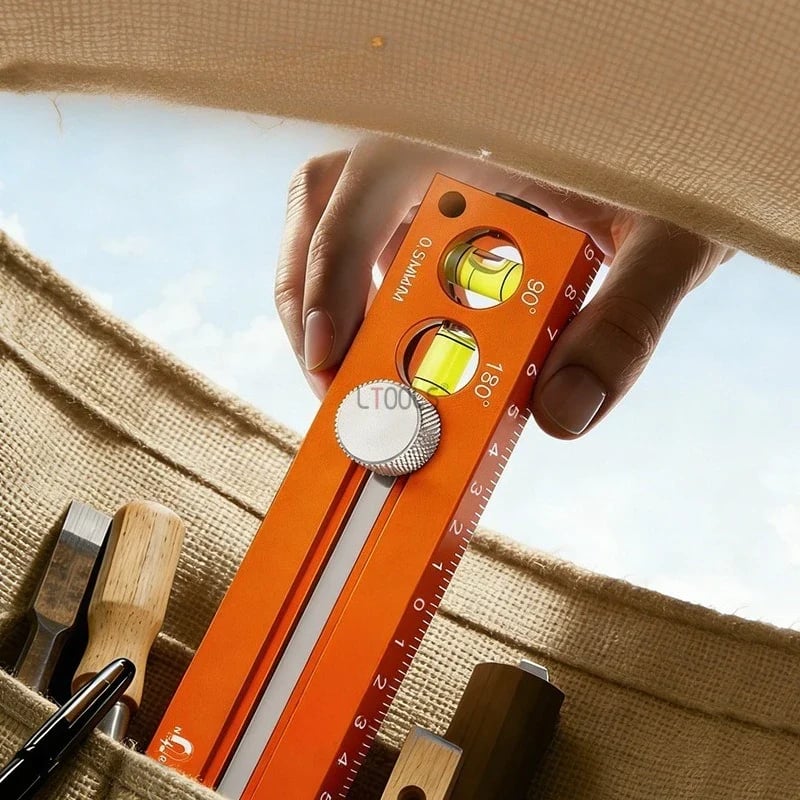 🔥LAST DAY 49% OFF - 🛠️Multifunctional Marking Level Ruler