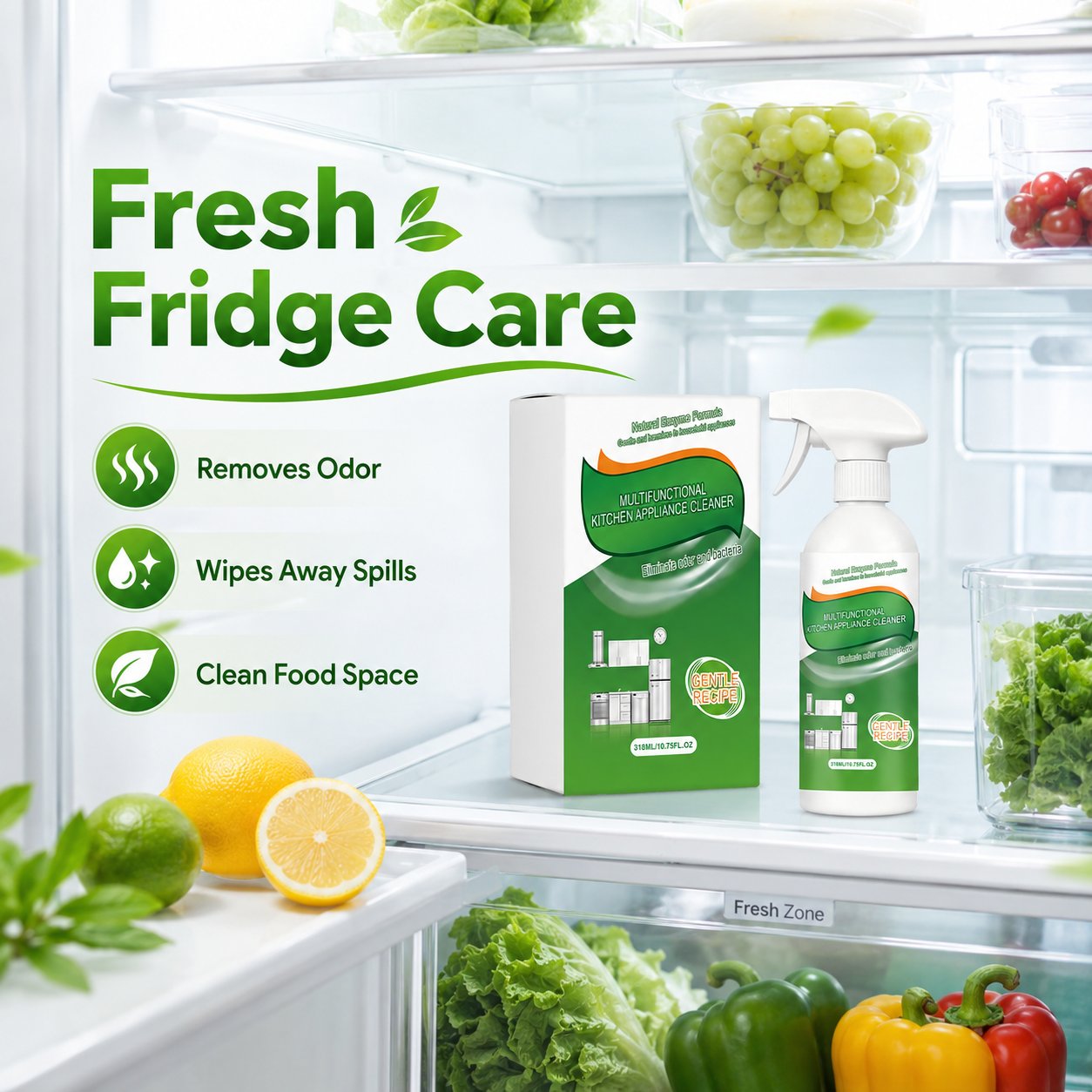 Multifunctional Kitchen Appliance Cleaner