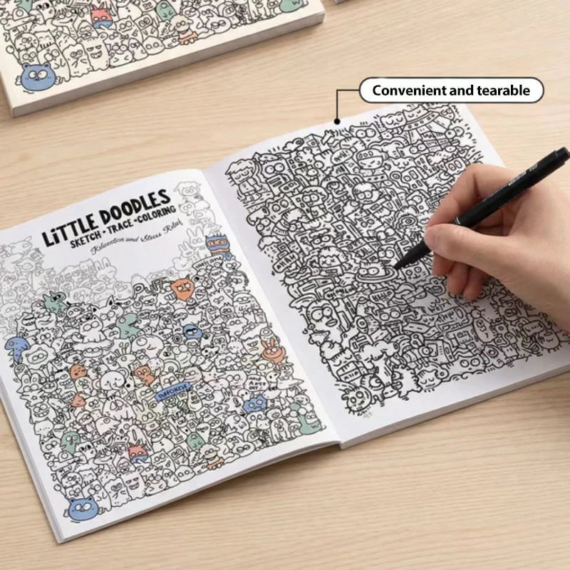 Creative Doodle Art Coloring Book