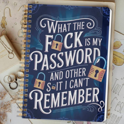 🔥Last Day 49% OFF - 📅 Funny Password Notebook- Spiral Bound