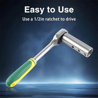 Stainless Steel Trailer Jack Electric Drill Adapter