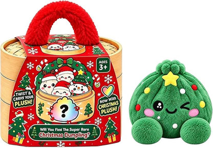 🎄 Mystery Christmas Dumpling Plush – Cute Surprise Plush Basket Gift