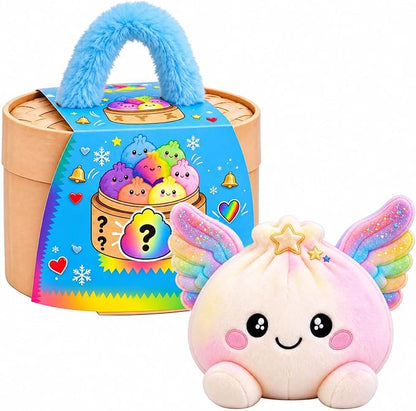 🎄 Mystery Christmas Dumpling Plush – Cute Surprise Plush Basket Gift