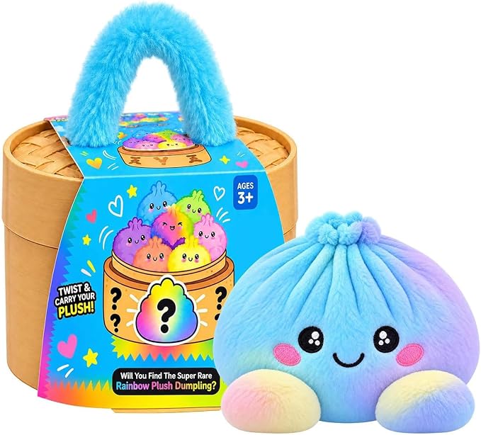 🎄 Mystery Christmas Dumpling Plush – Cute Surprise Plush Basket Gift