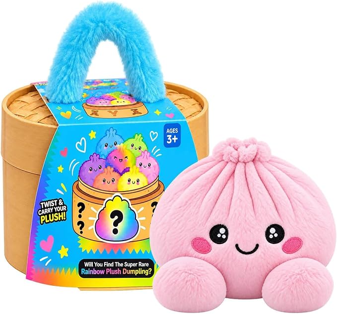 🎄 Mystery Christmas Dumpling Plush – Cute Surprise Plush Basket Gift