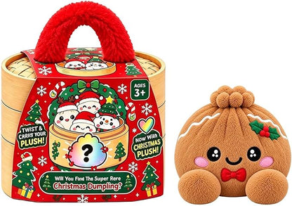 🎄 Mystery Christmas Dumpling Plush – Cute Surprise Plush Basket Gift