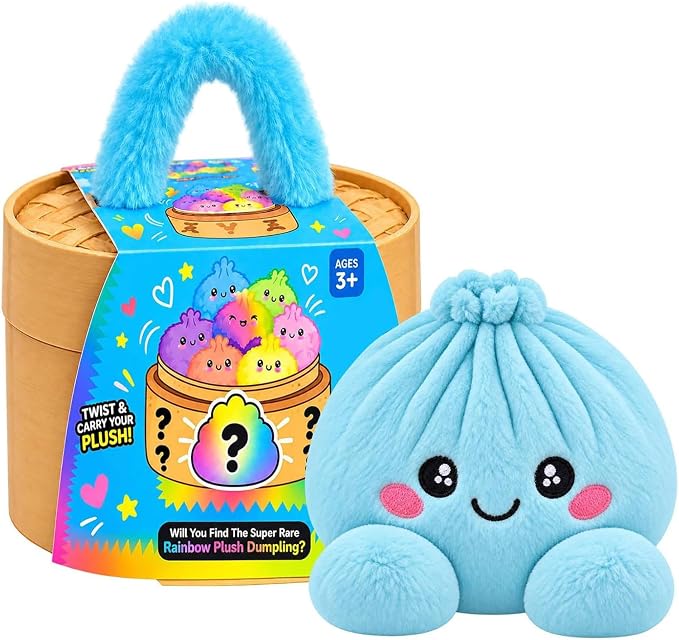 🎄 Mystery Christmas Dumpling Plush – Cute Surprise Plush Basket Gift
