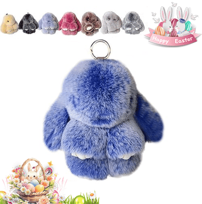 🐰Easter Cute Bunny Plush Keychain - Iron Box Gift Option, 🎁Easter Sweet Surprise