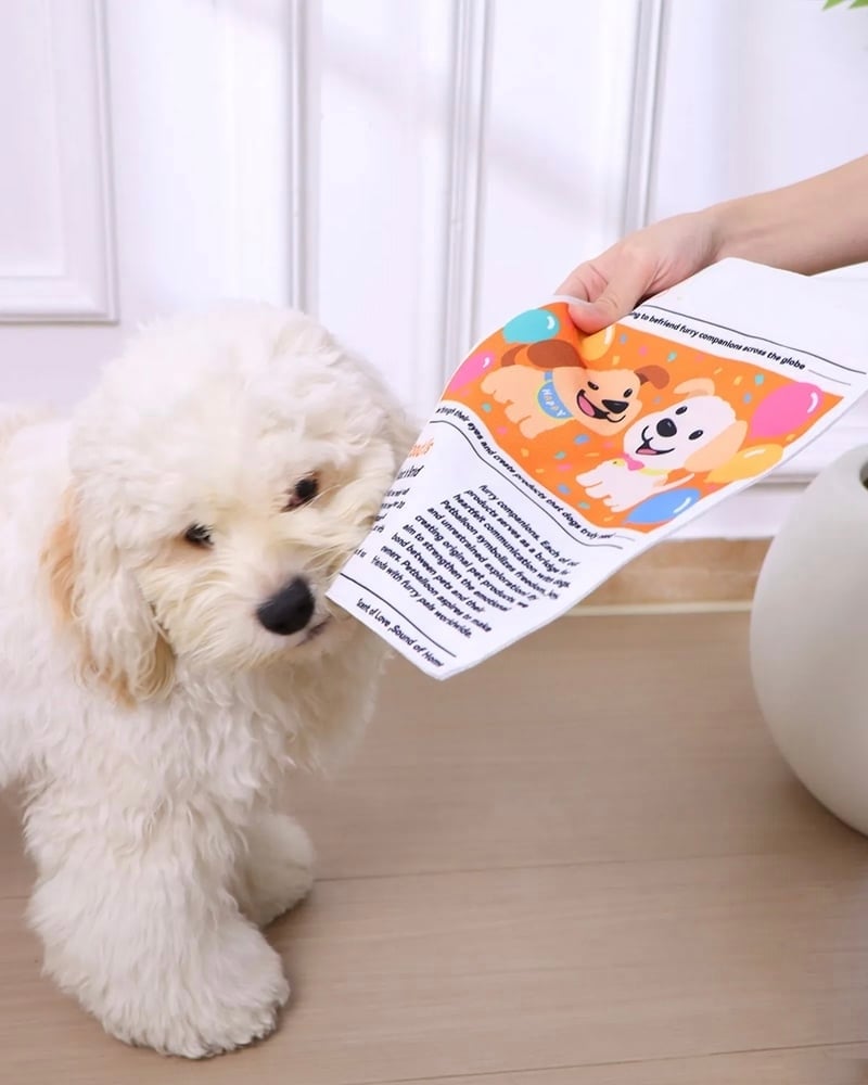 🔥Crinkle Newspaper Dog Toy for Boredom Relief, Interactive Chew Toy for Dogs