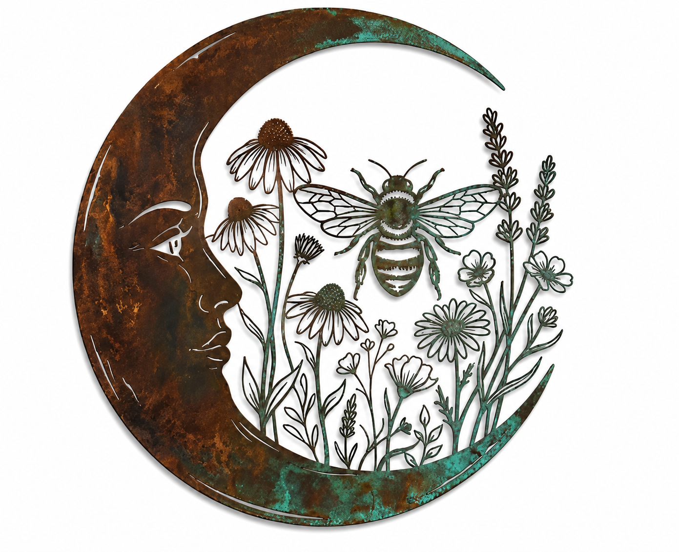 Dragonfly Moon Wall Decor