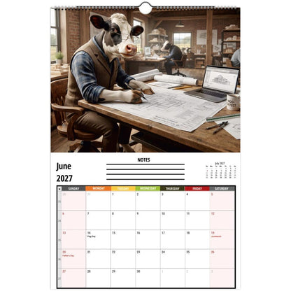 Funny Cows Wall Calendar 2027